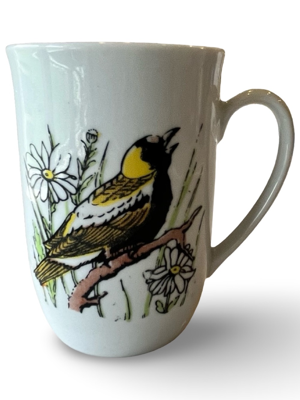 Vintage Leonard Porcelain Poland Bird Coffee Mug